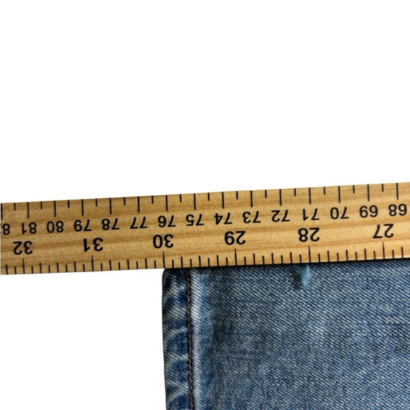 Lands' End Women's Classic Blue Straight Jeans Size 10 - Picture 8 of 8